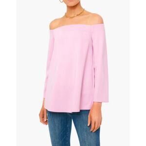 Tuckernuck POMANDER Lilac Miranda Off the Shoulder Blouse Top Lilac XXXL A001831